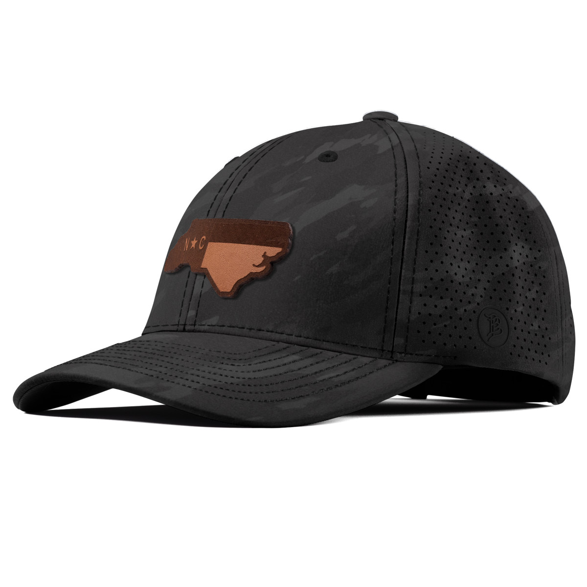 North Carolina 12 Elite Curved Charcoal Camo
