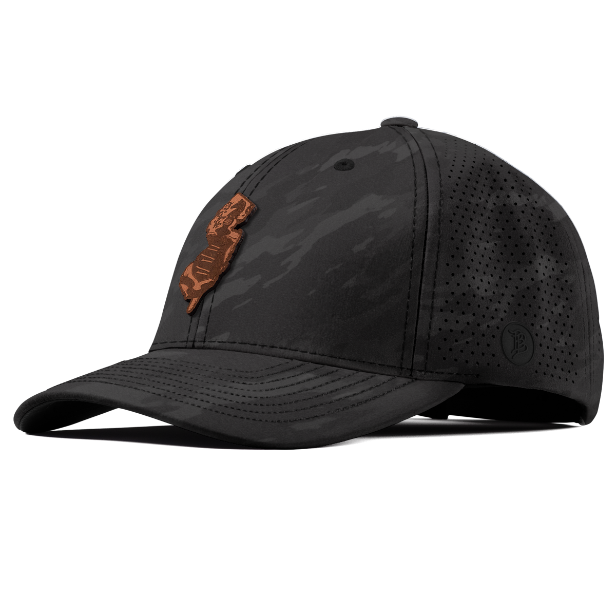 New Jersey 3 Elite Curved Charcoal Camo