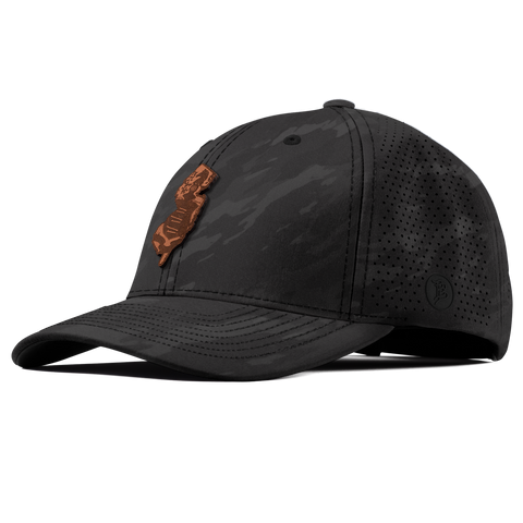 New Jersey 3 Elite Curved Charcoal Camo