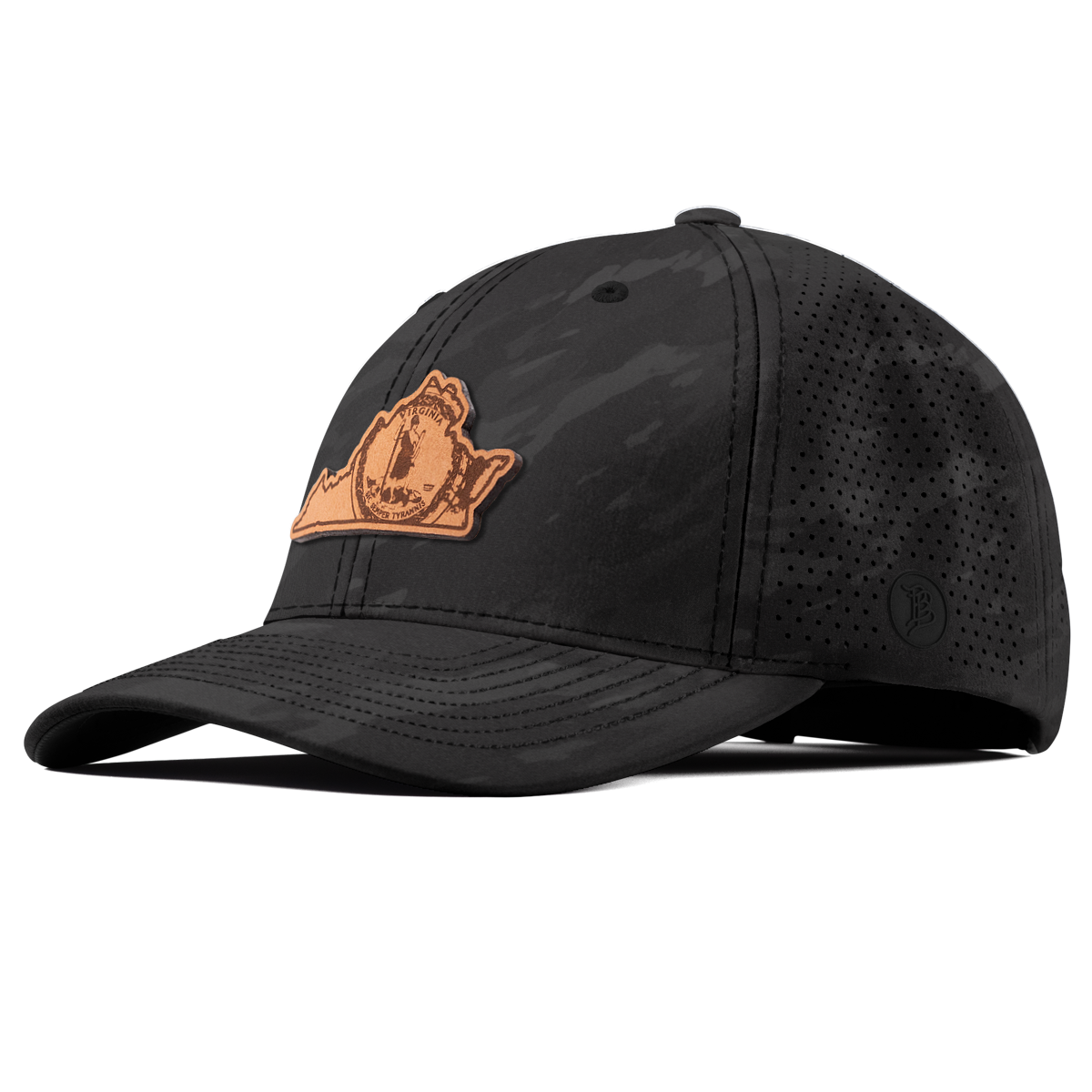 Virginia 10 Elite Curved Charcoal Camo