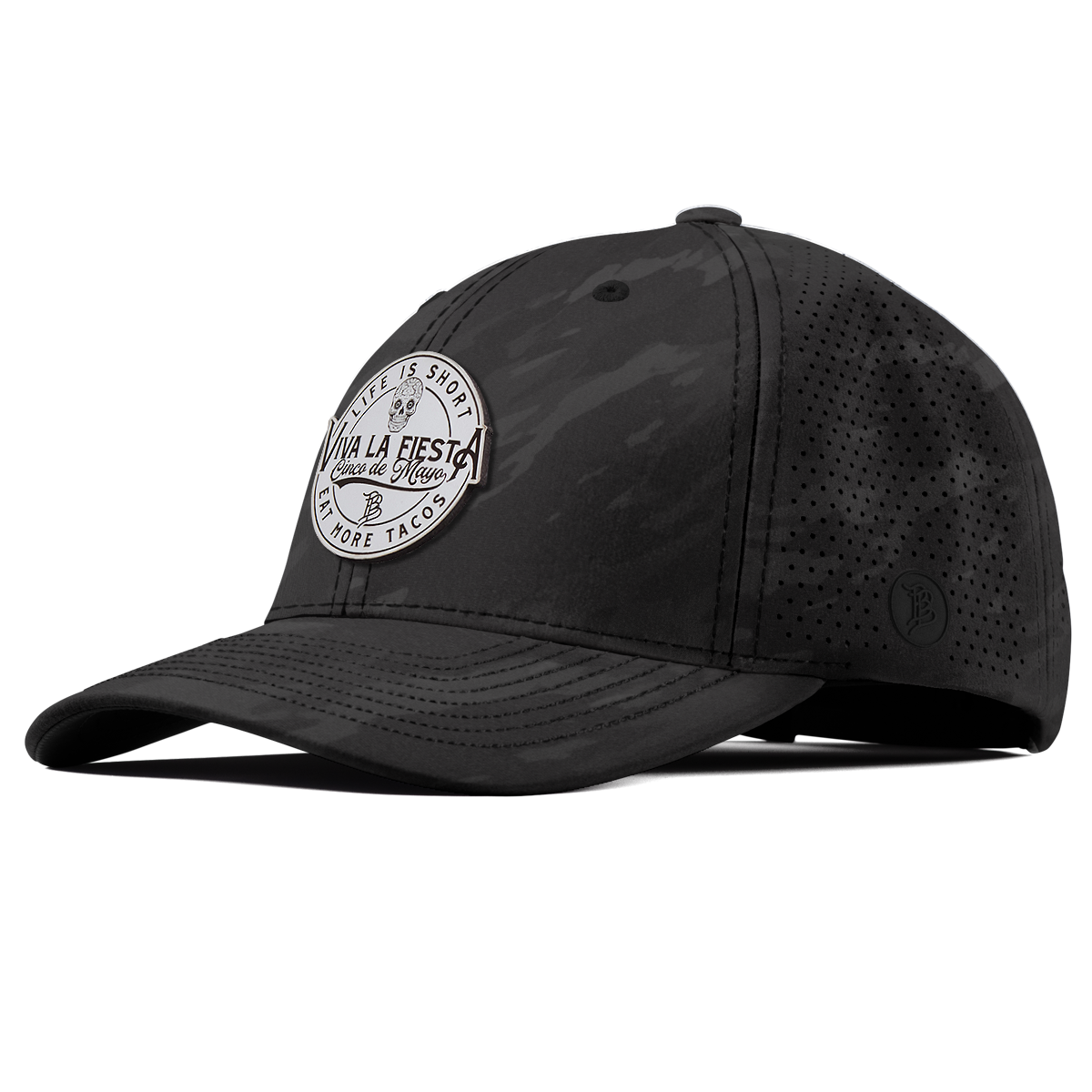 Branded Fiesta Elite Curved Charcoal Camo