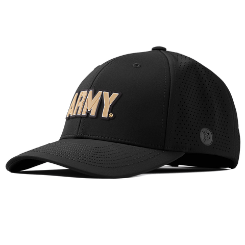Army "Army West Point Gold Block" Elite Curved Black