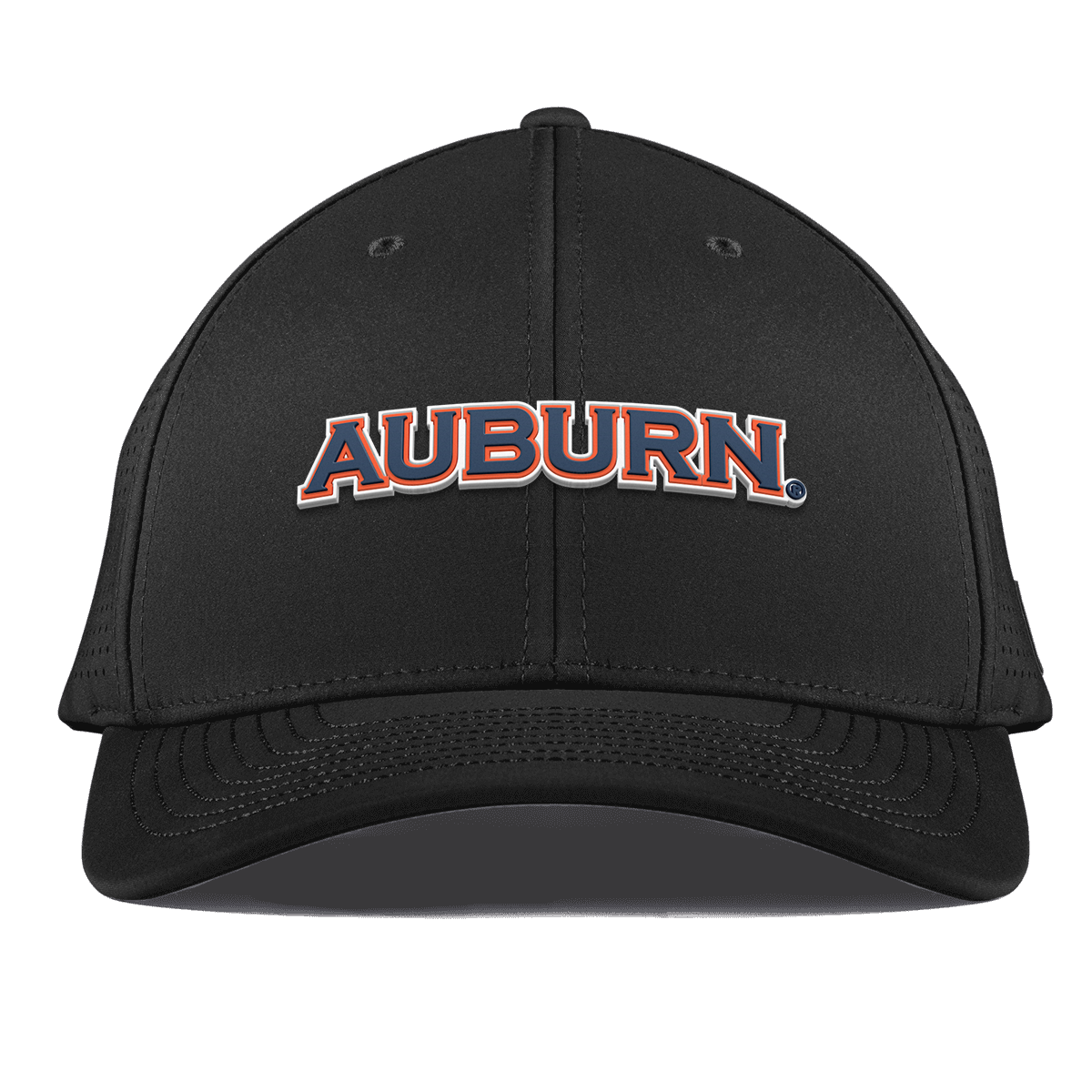 Auburn University "Auburn Block" Curved Elite Black