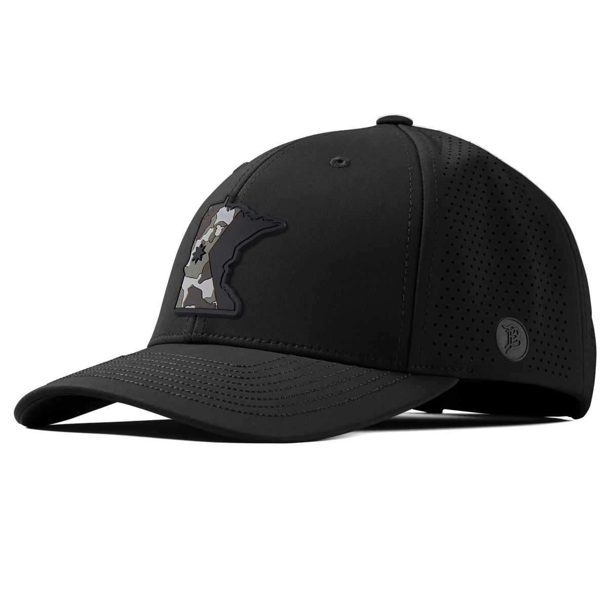 Minnesota Camo Elite Curved Black