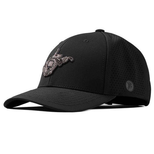 West Virginia Camo Elite Curved Black