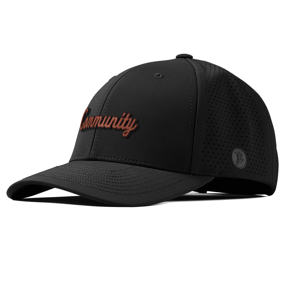 Community Script Tan Elite Curved Black