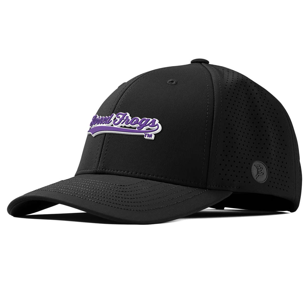 Texas Christian University "TCU Horned Frogs Scripts" Curved Elite Black