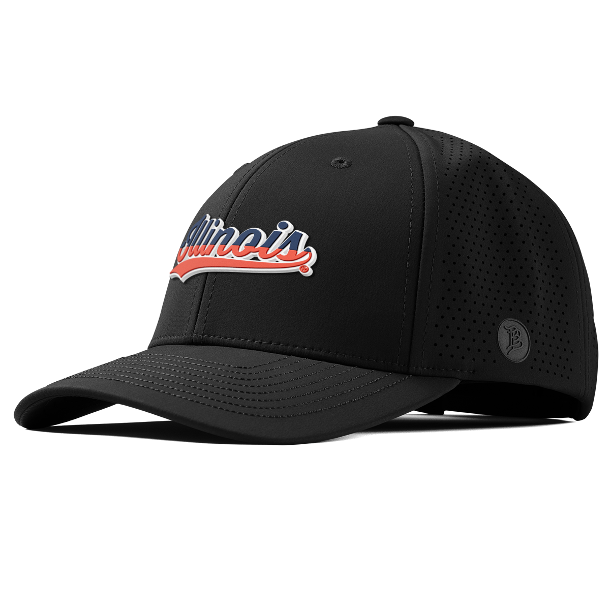 University of Illinois "Illinois Script" Curved Elite Black