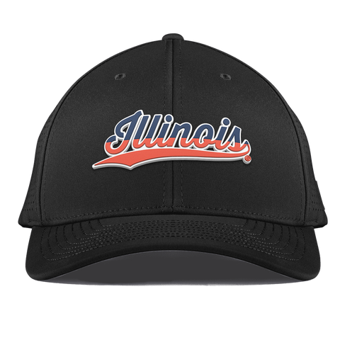 University of Illinois "Illinois Script" Curved Elite Black