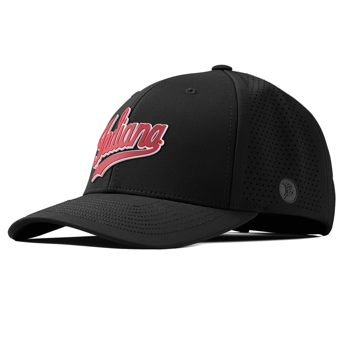 Indiana University "Indiana Script" Curved Elite Black