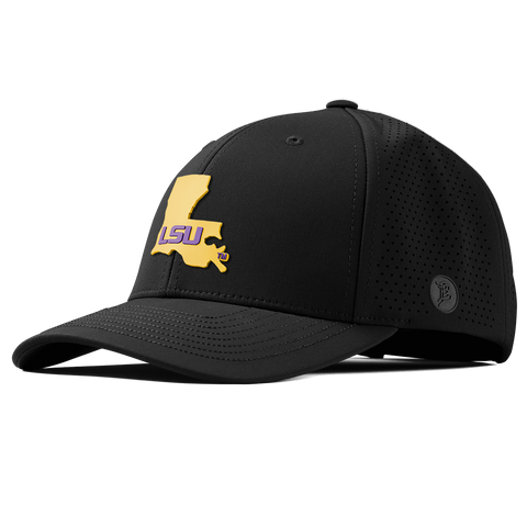 Louisiana State University "LSU Gold State" Curved Elite Black