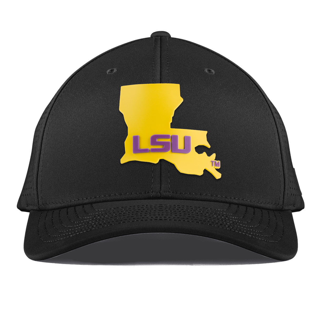 Louisiana State University "LSU Gold State" Curved Elite Black