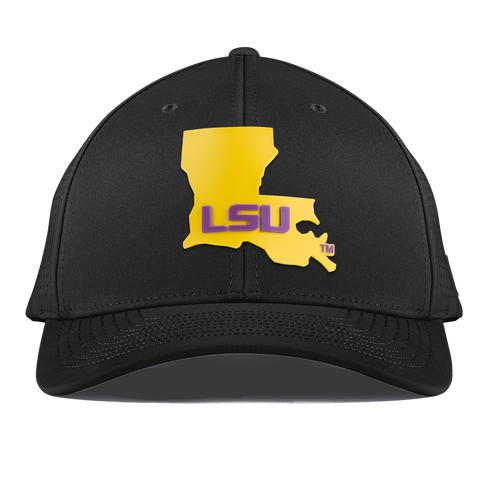 Louisiana State University "LSU Gold State" Curved Elite Black
