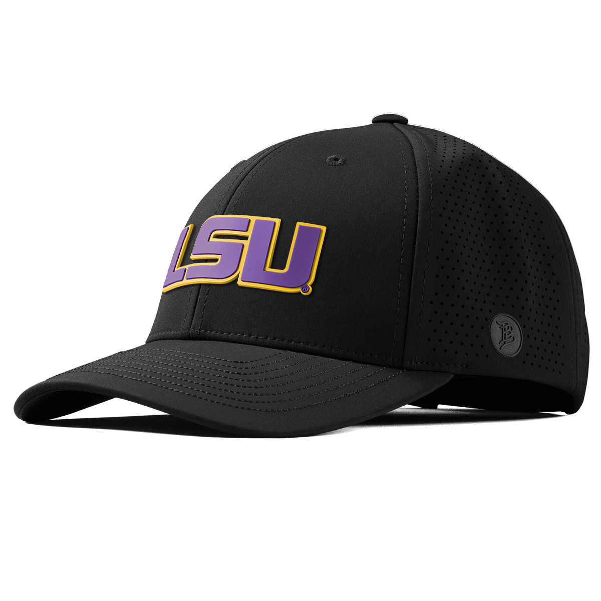 Louisiana State University "LSU Block" Curved Elite Black