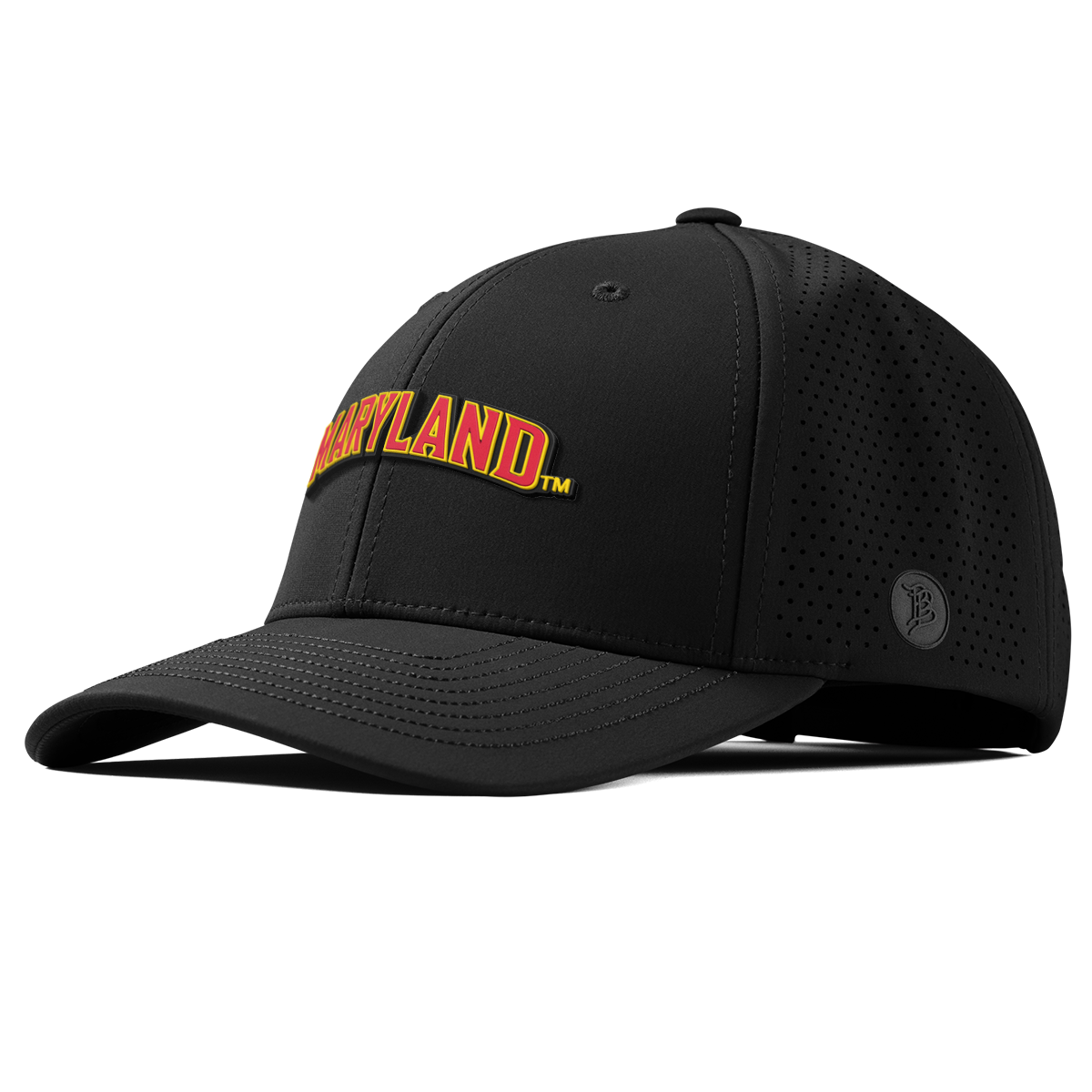 University of Maryland "Maryland Block" Curved Elite Black