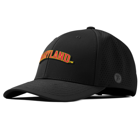 University of Maryland "Maryland Block" Curved Elite Black