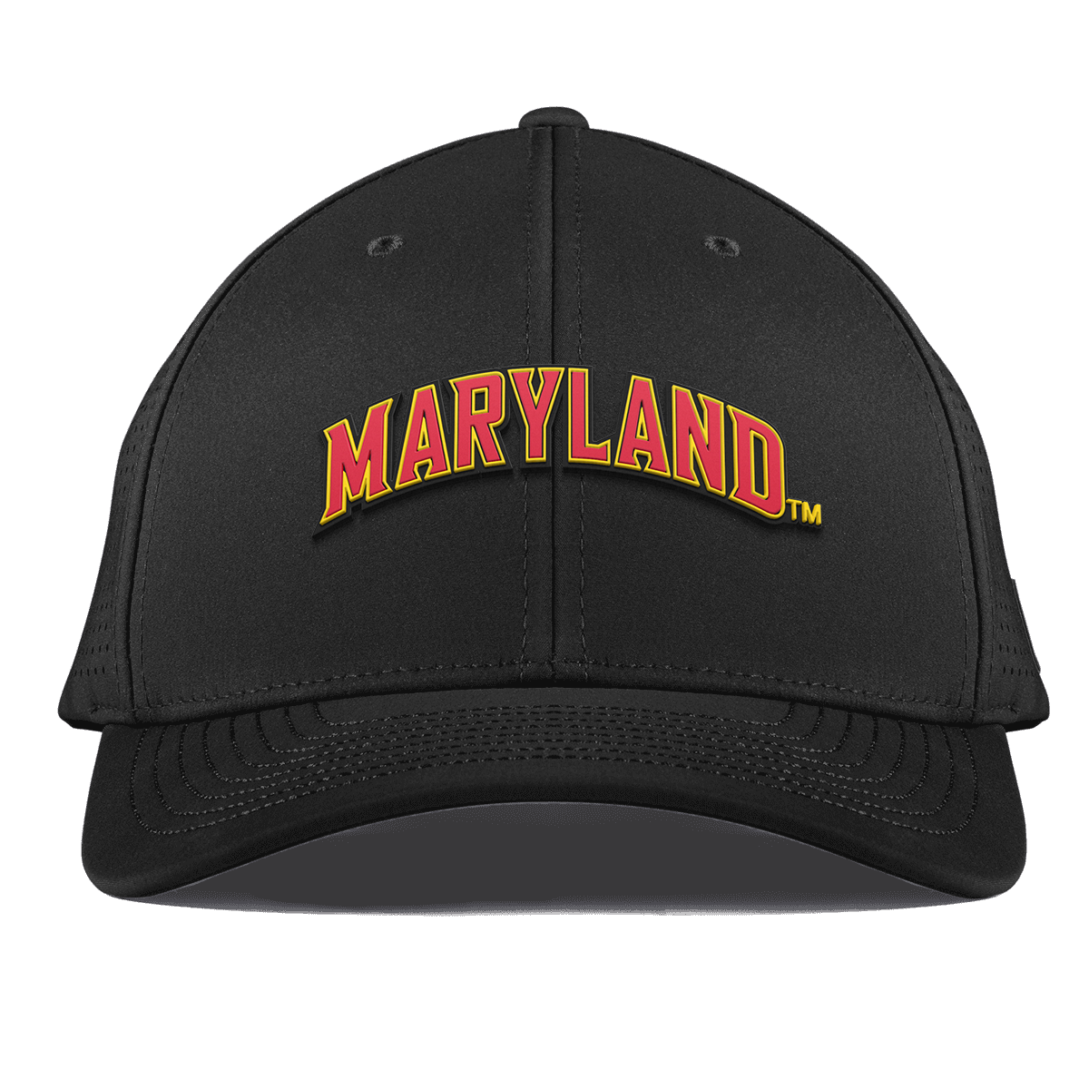 University of Maryland "Maryland Block" Curved Elite Black
