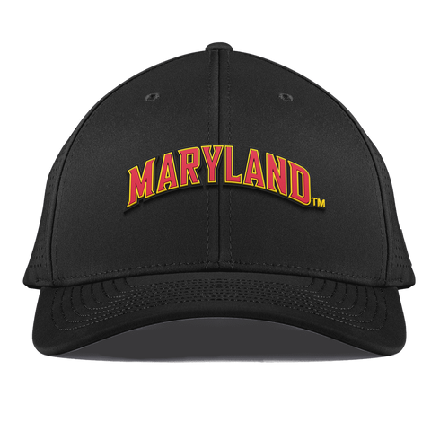 University of Maryland "Maryland Block" Curved Elite Black