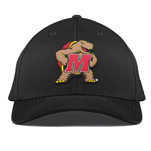 University of Maryland "Maryland Terrapin Team Logo" Curved Elite Black