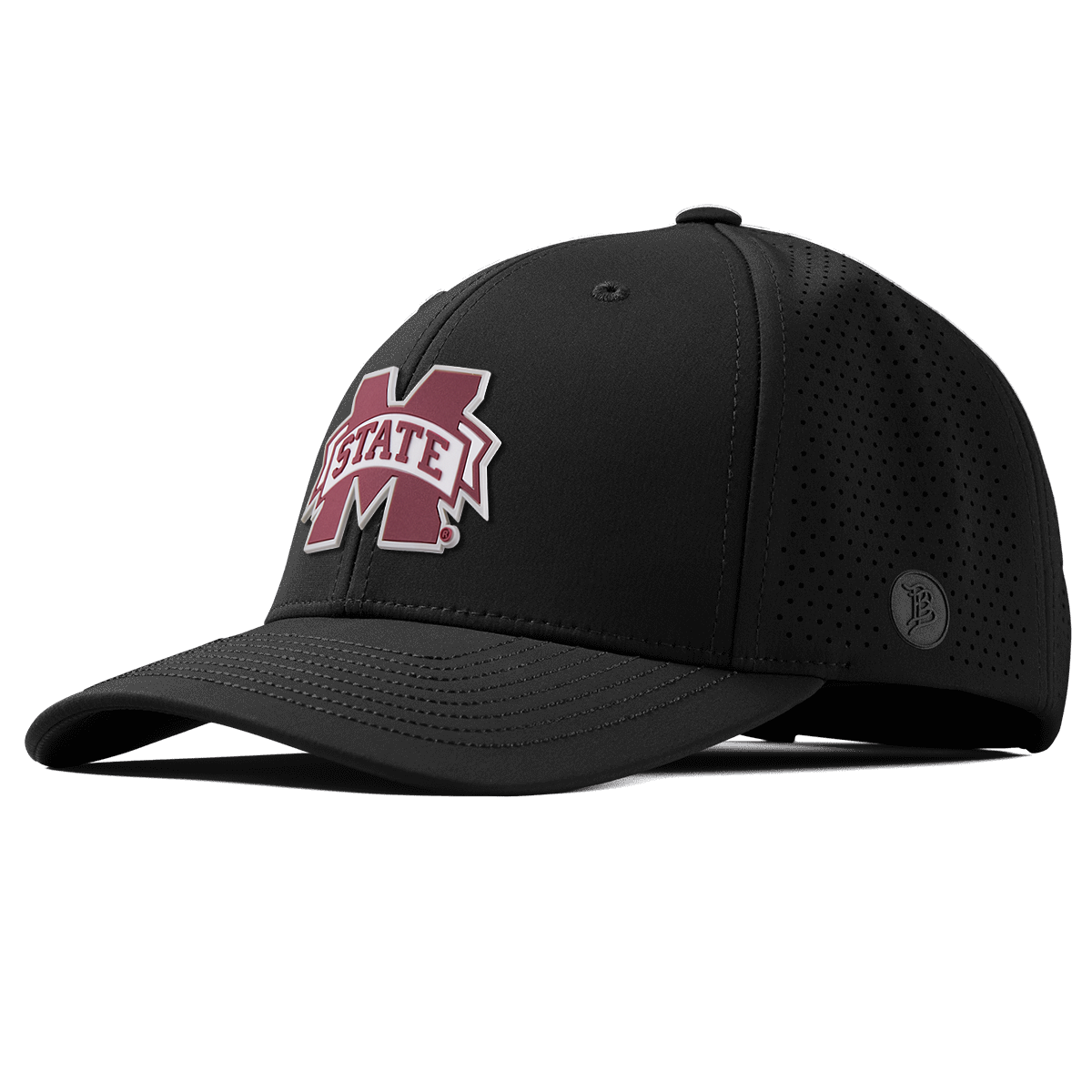 Mississippi State University "Mississippi State Team Logo" Curved Elite Black