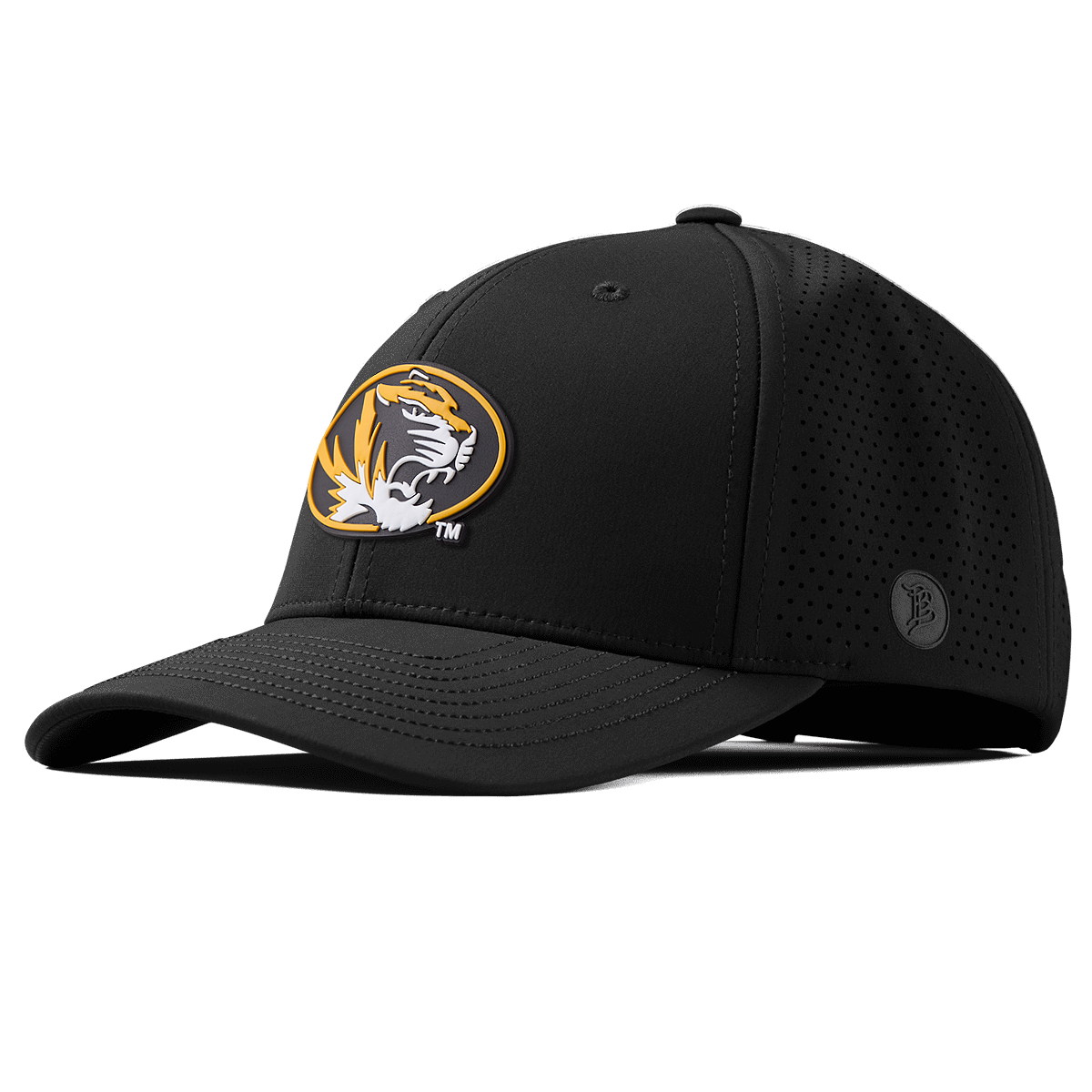 University of Missouri "Missouri Tigers Badge" Curved Elite Black