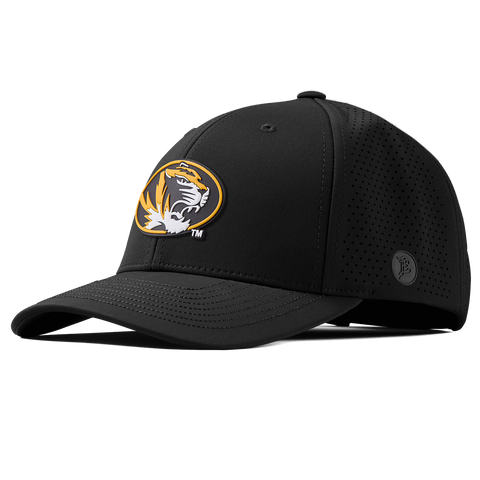 University of Missouri "Missouri Tigers Badge" Curved Elite Black