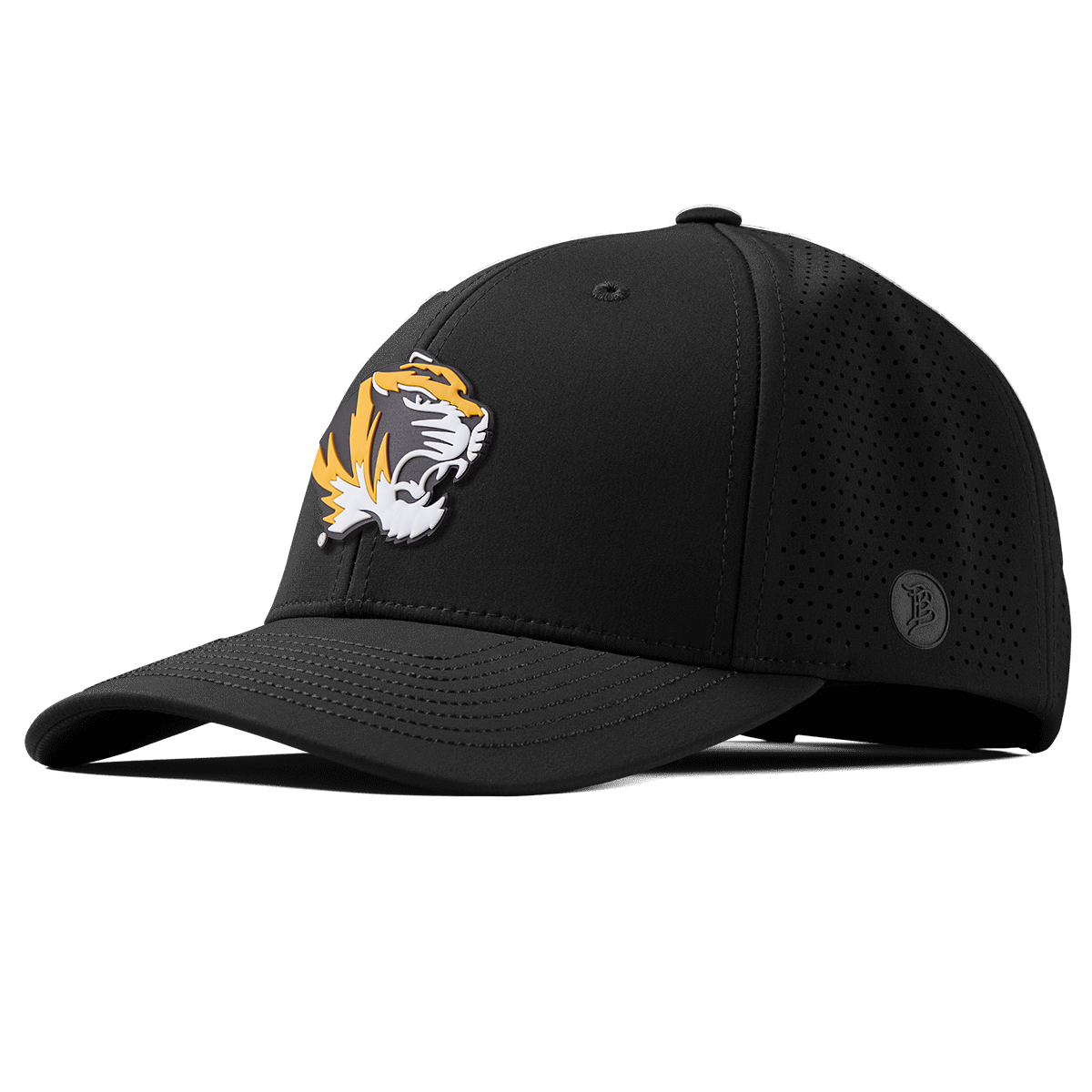 University of Missouri "Missouri Tigers Team Logo" Curved Elite Black