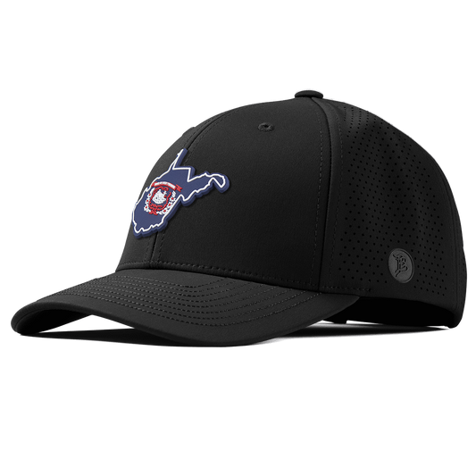 West Virginia Patriot Series Elite Curved Black
