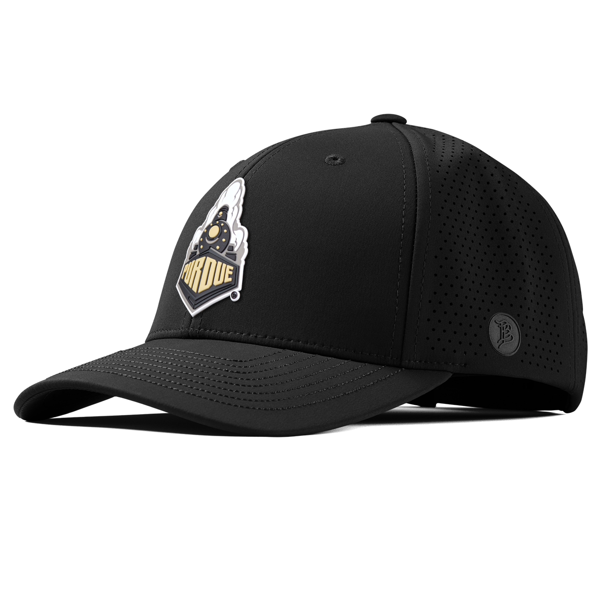 Purdue University "Purdue Team Logo" Curved Elite Black