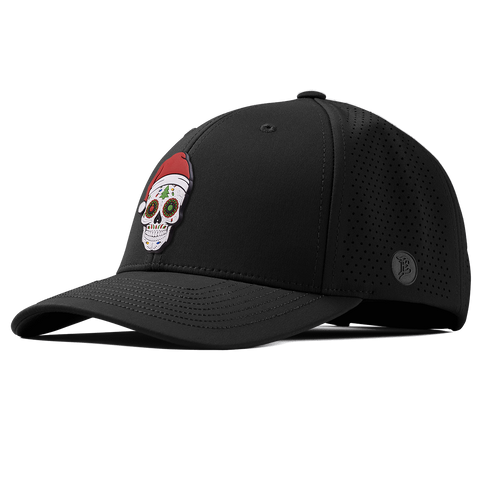 Santa Skull PVC Curved Elite Black