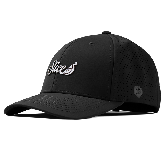 Sliced Script Curved Elite Black