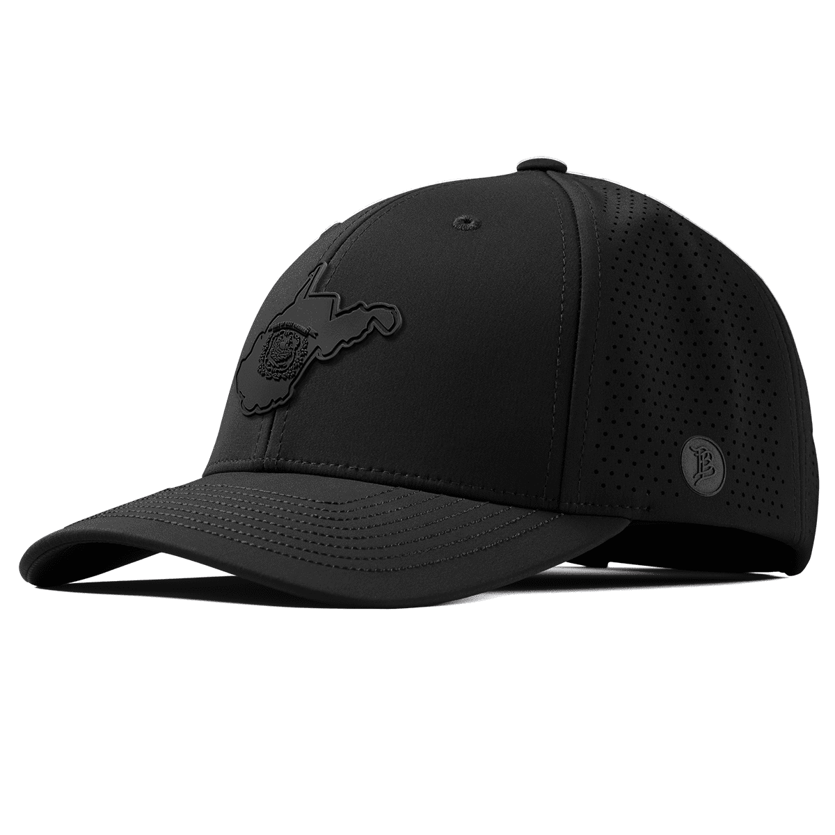 West Virginia Stealth Elite Curved Black