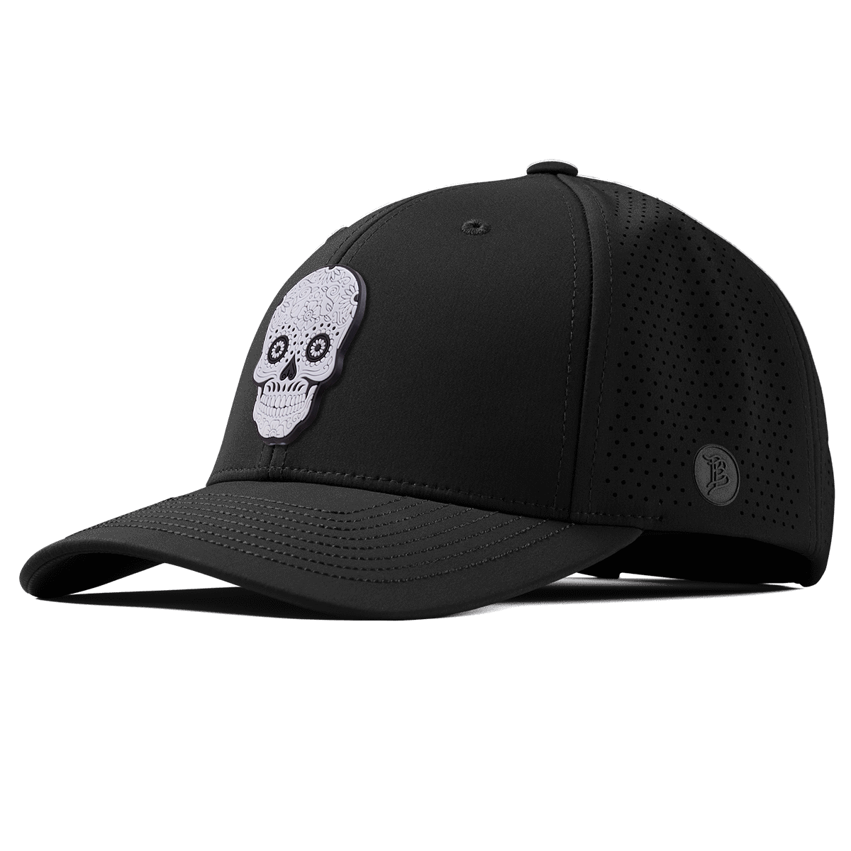 Sugar Skull PVC Elite Curved Black