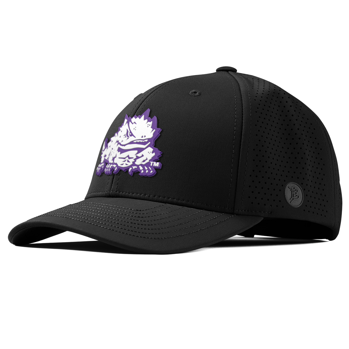 Texas Christian University "TCU Team Logo" Curved Elite Black