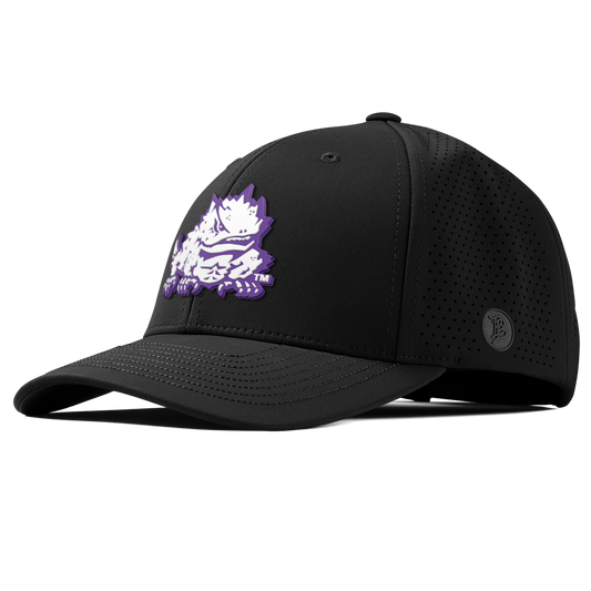 Texas Christian University "TCU Team Logo" Curved Elite Black