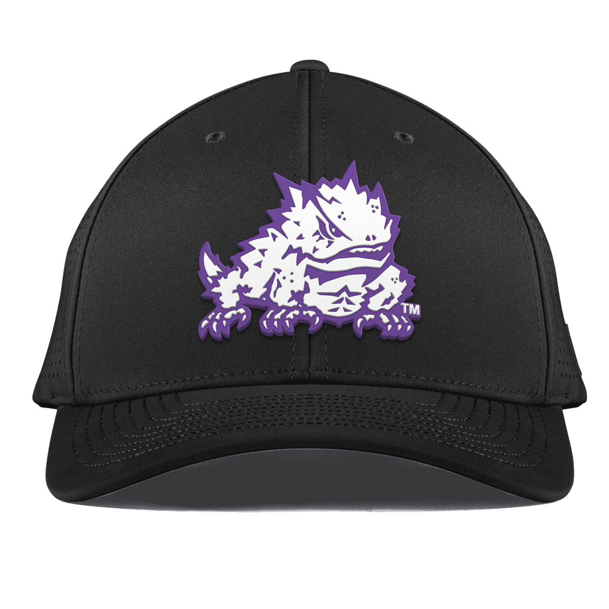 Texas Christian University "TCU Team Logo" Curved Elite Black