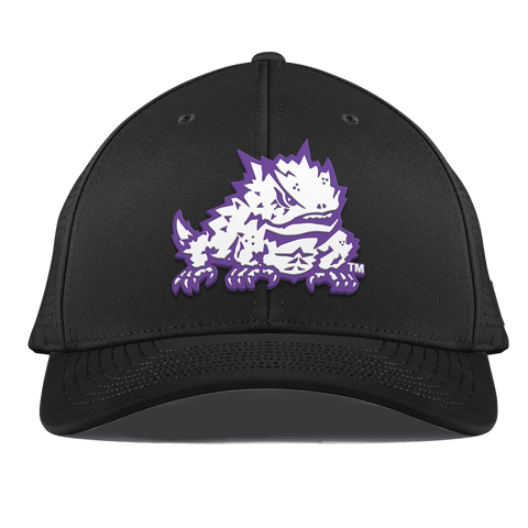 Texas Christian University "TCU Team Logo" Curved Elite Black