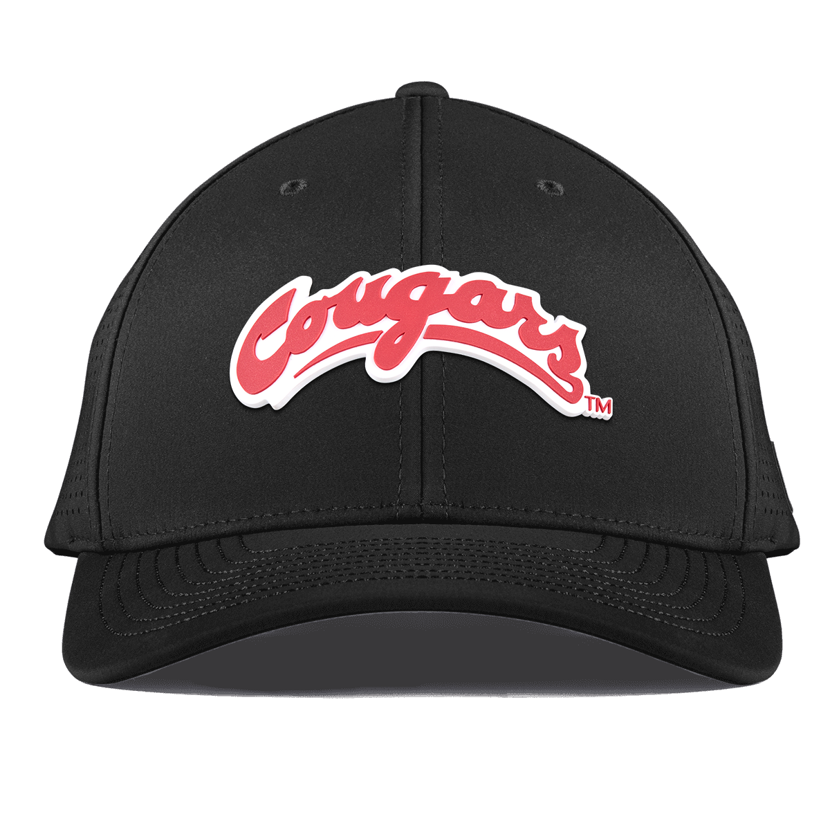 Washington State University "Washington State Cougars Script" Curved Elite Black