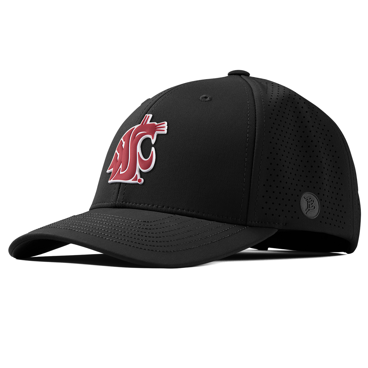 Washington State University "Washington State Team Logo" Curved Elite Black