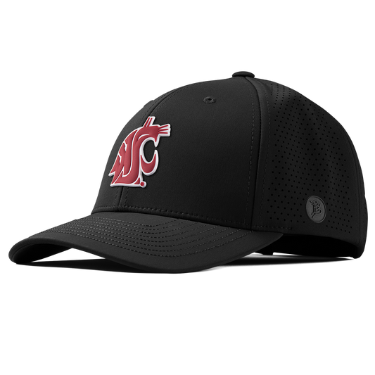 Washington State University "Washington State Team Logo" Curved Elite Black