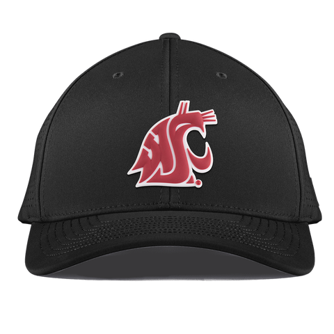 Washington State University "Washington State Team Logo" Curved Elite Black