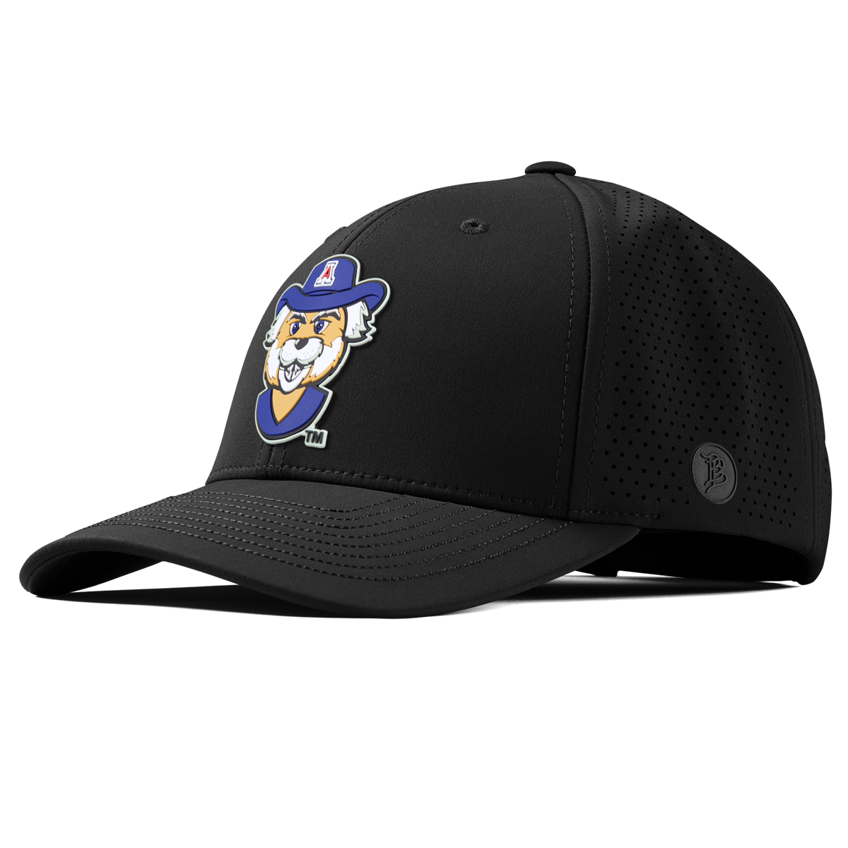 University of Arizona "Wilbur The Wildcat" Curved Elite Black Black