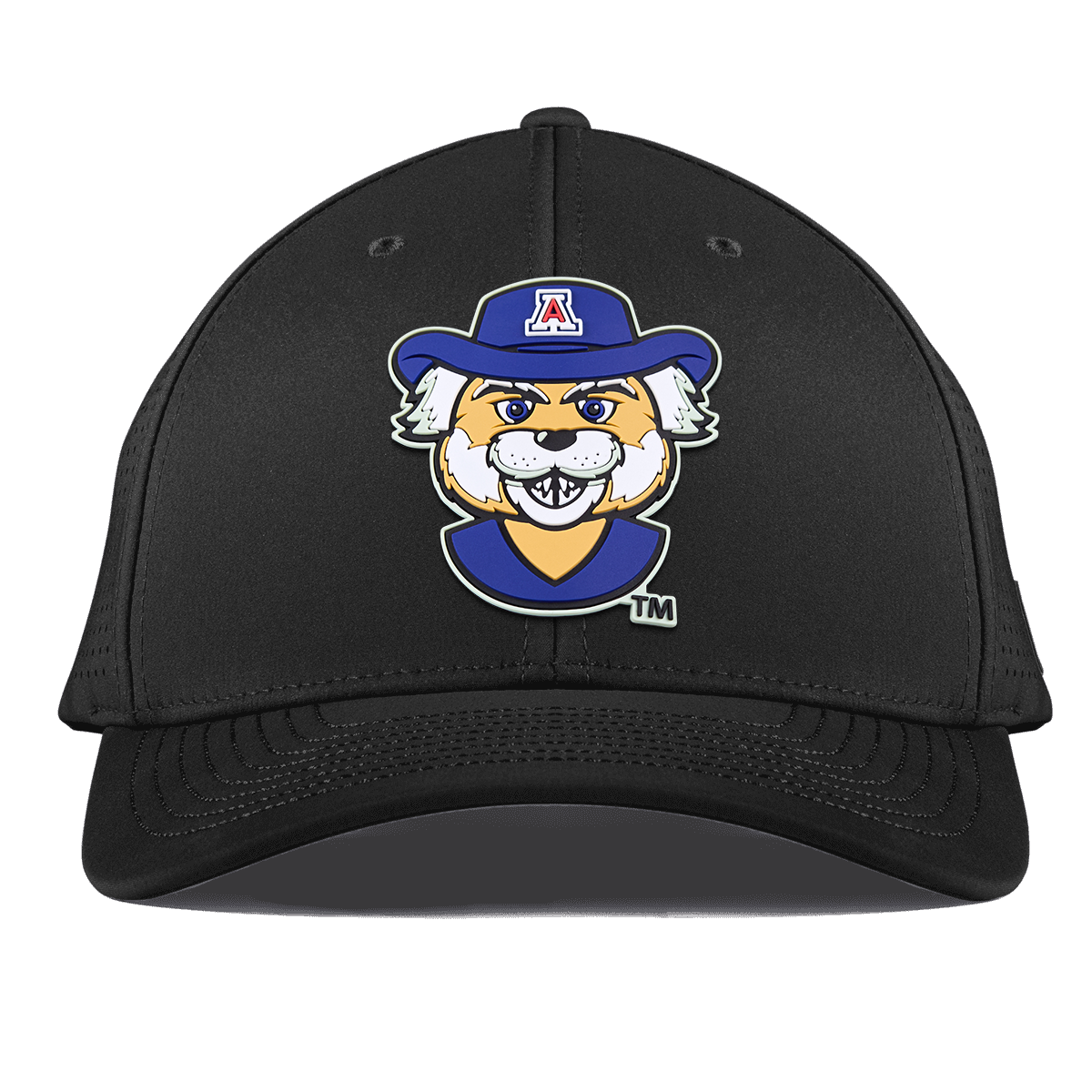 University of Arizona "Wilbur The Wildcat" Curved Elite Black