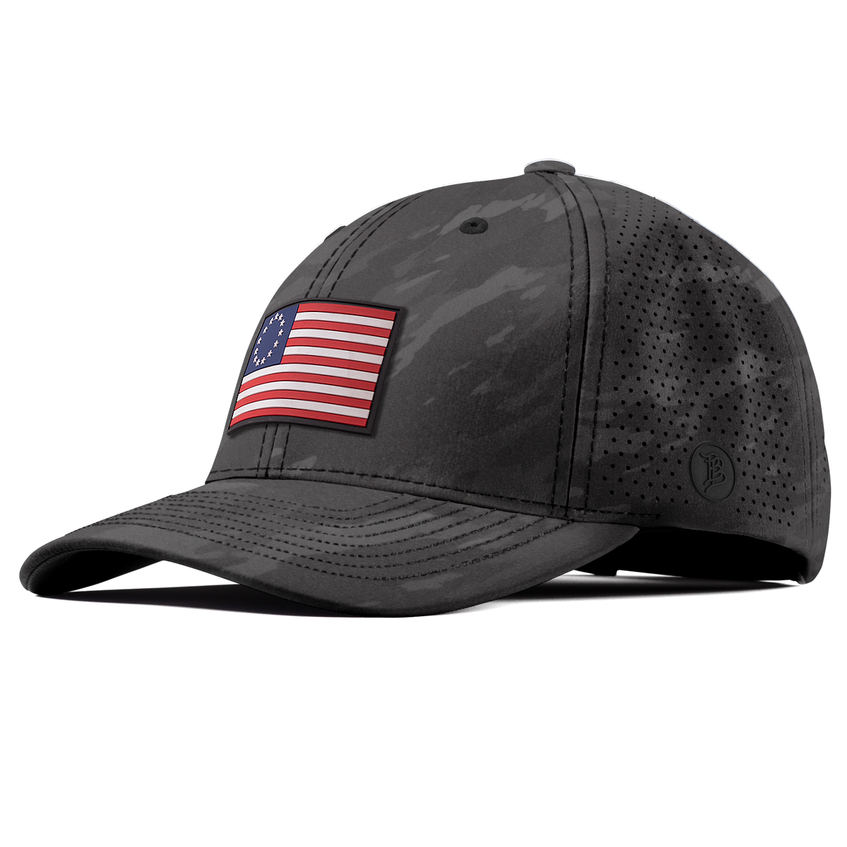 1776 PVC Elite Curved Charcoal Camo