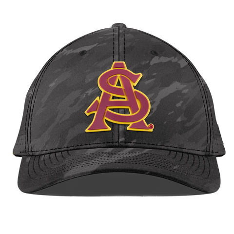 Arizona State University "ASU Baseball and Gold" Curved Elite Charcoal Camo