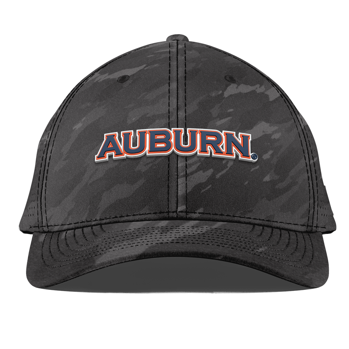 Auburn University "Auburn Block" Curved Elite Charcoal Camo