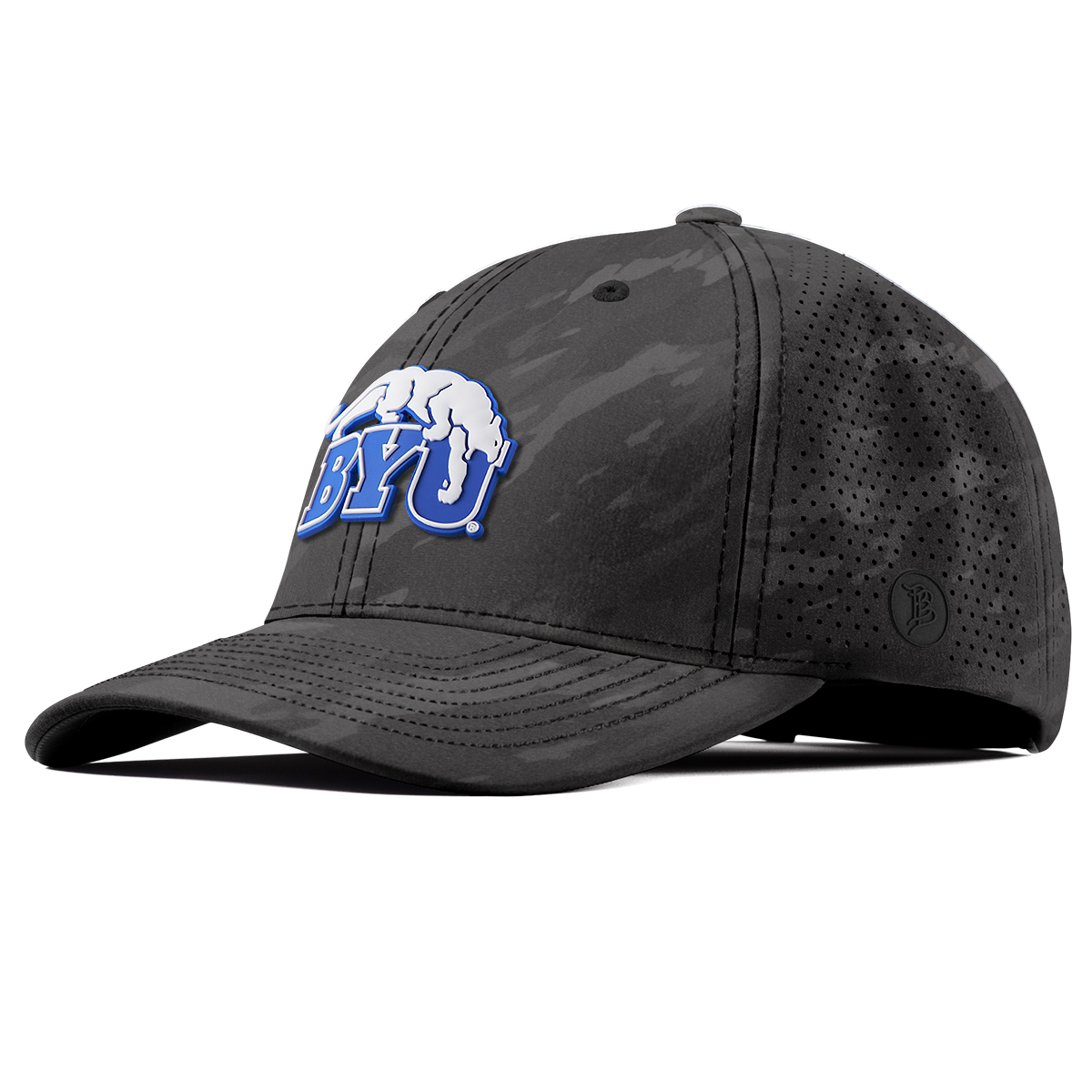 BYU "BYU Cougars" Elite Curved Charcoal Camo