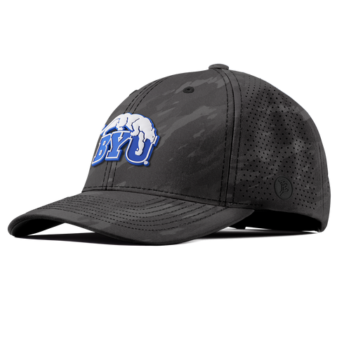 BYU "BYU Cougars" Elite Curved Charcoal Camo