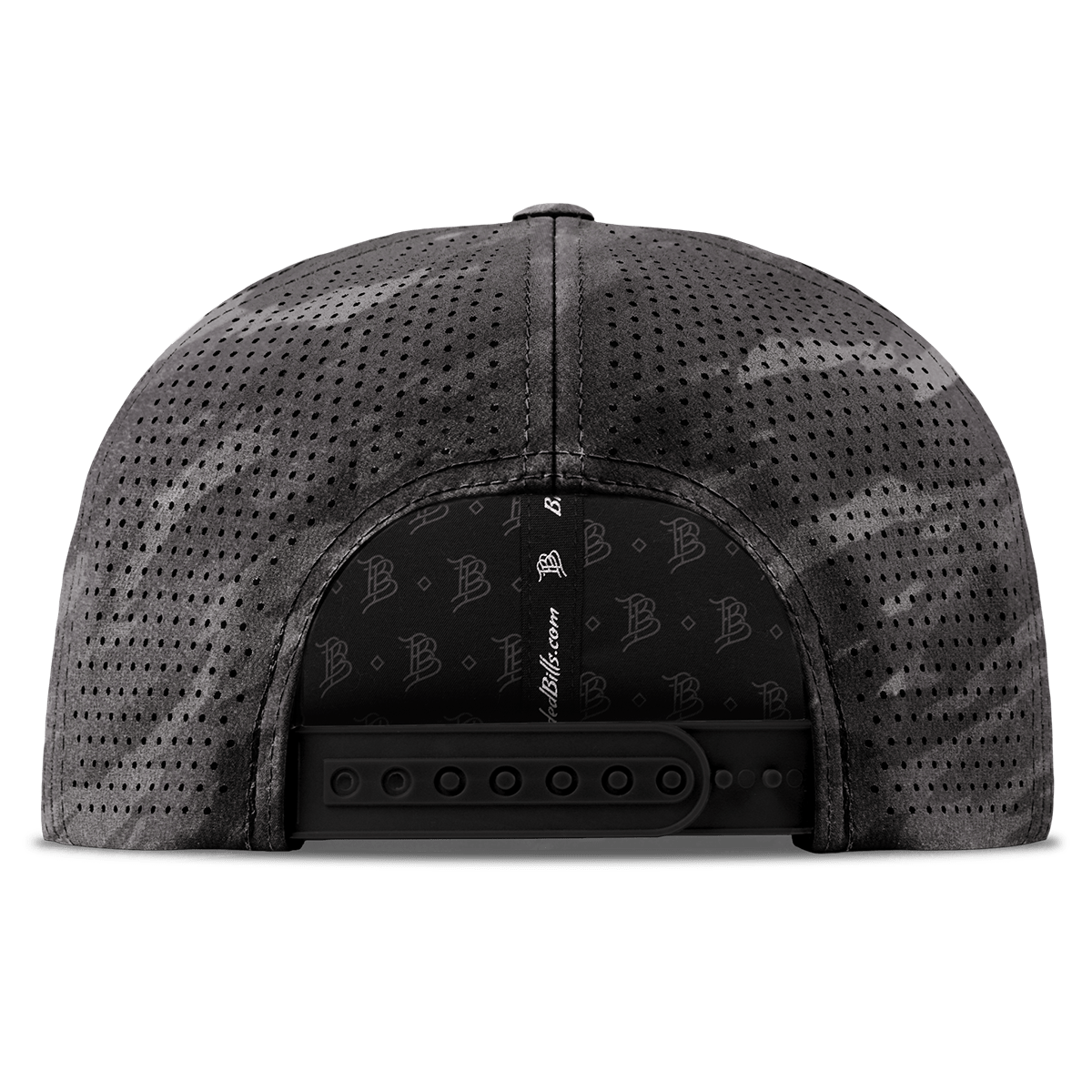 Threaded Script Curved Elite Back Charcoal Camo