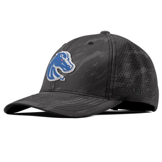 Boise State University "Boise State Broncos Gray" Curved Elite Charcoal Camo